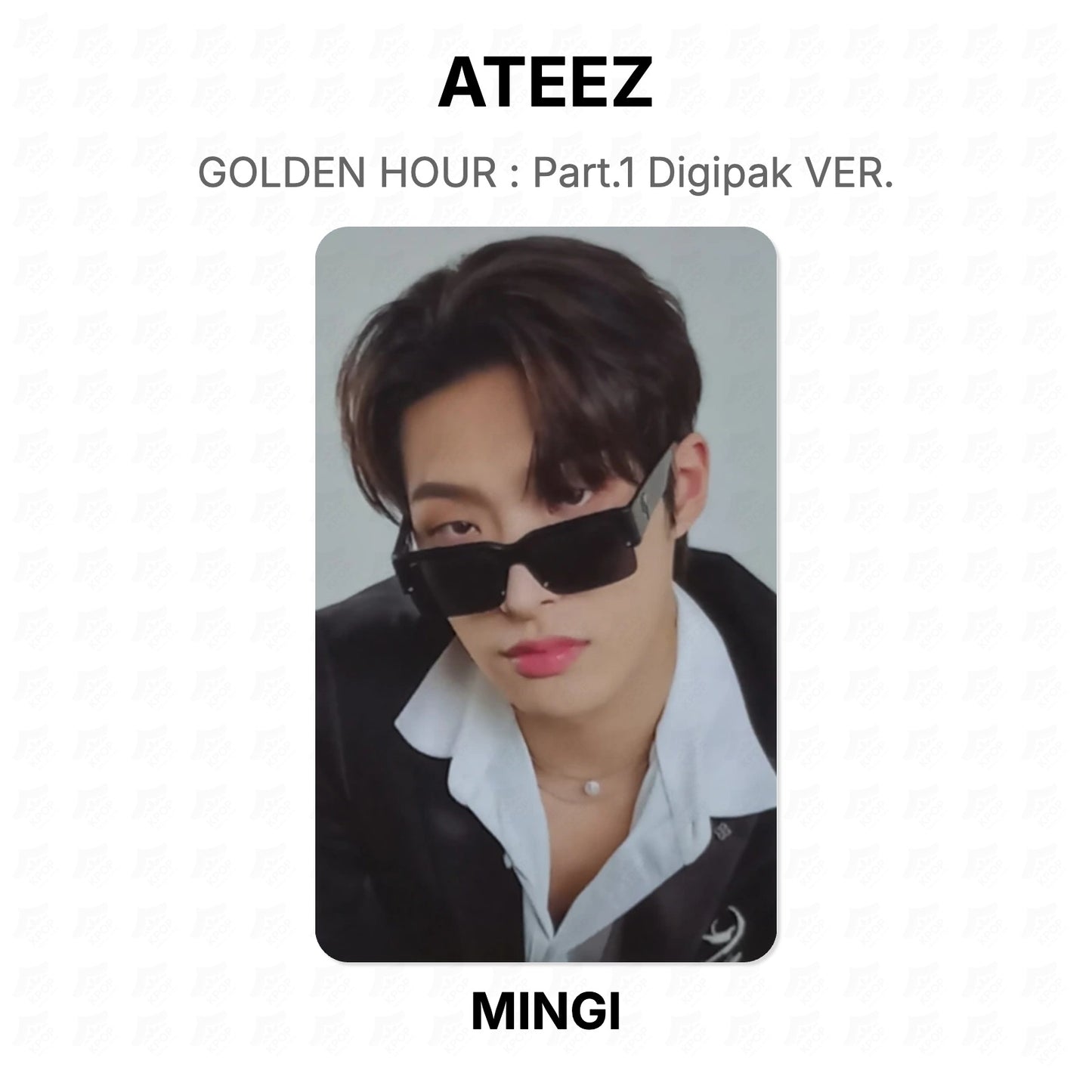 ATEEZ GOLDEN HOUR : Part.1 Digipak VER. Official Photocard