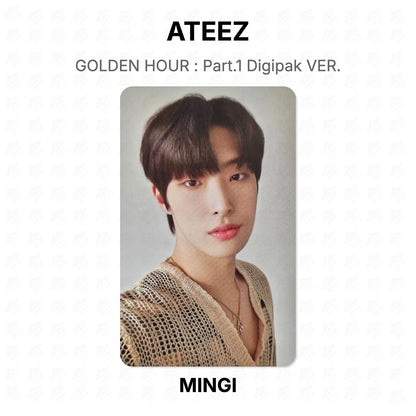 ATEEZ GOLDEN HOUR : Part.1 Digipak VER. Official Photocard
