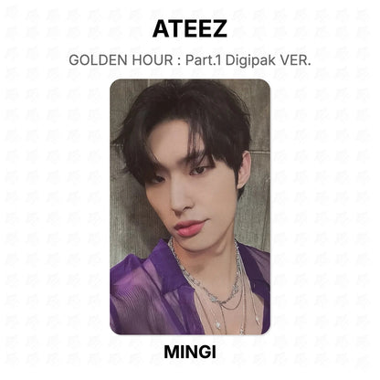 ATEEZ GOLDEN HOUR : Part.1 Digipak VER. Official Photocard