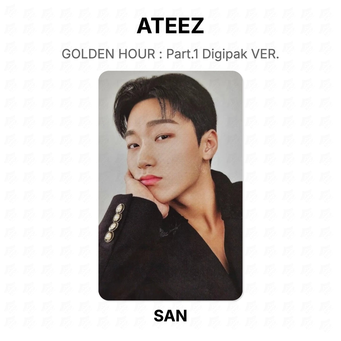 ATEEZ GOLDEN HOUR : Part.1 Digipak VER. Official Photocard