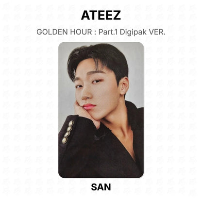 ATEEZ GOLDEN HOUR : Part.1 Digipak VER. Official Photocard