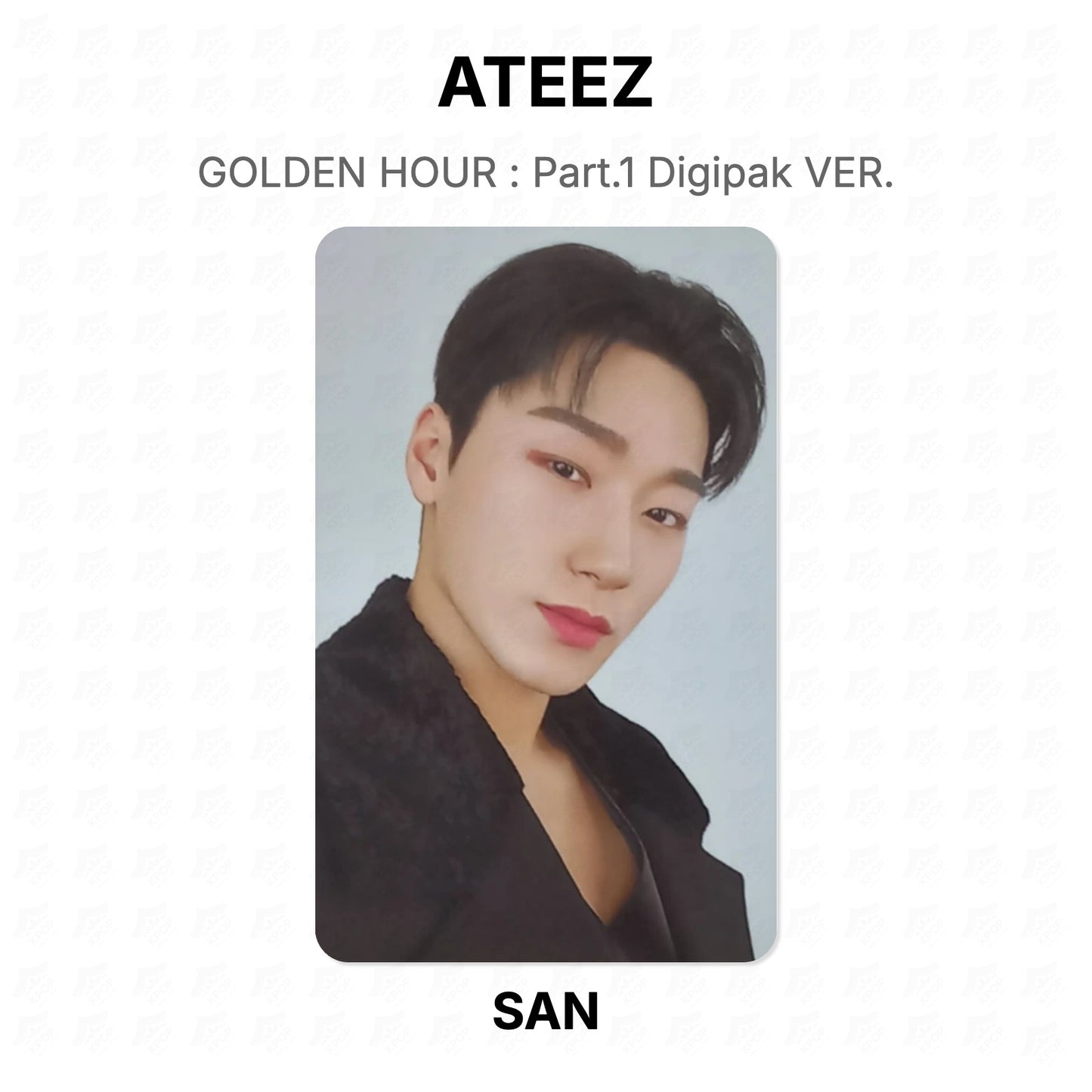 ATEEZ GOLDEN HOUR : Part.1 Digipak VER. Official Photocard