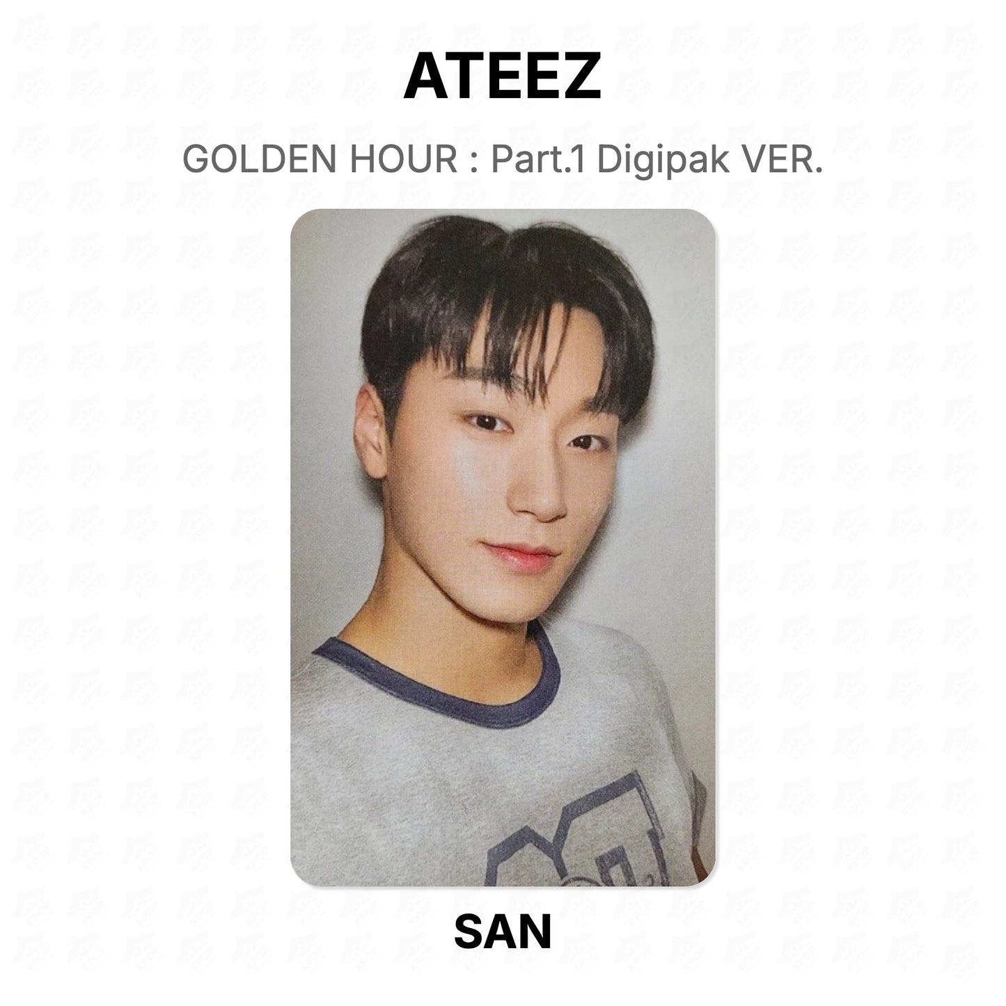 ATEEZ GOLDEN HOUR : Part.1 Digipak VER. Official Photocard