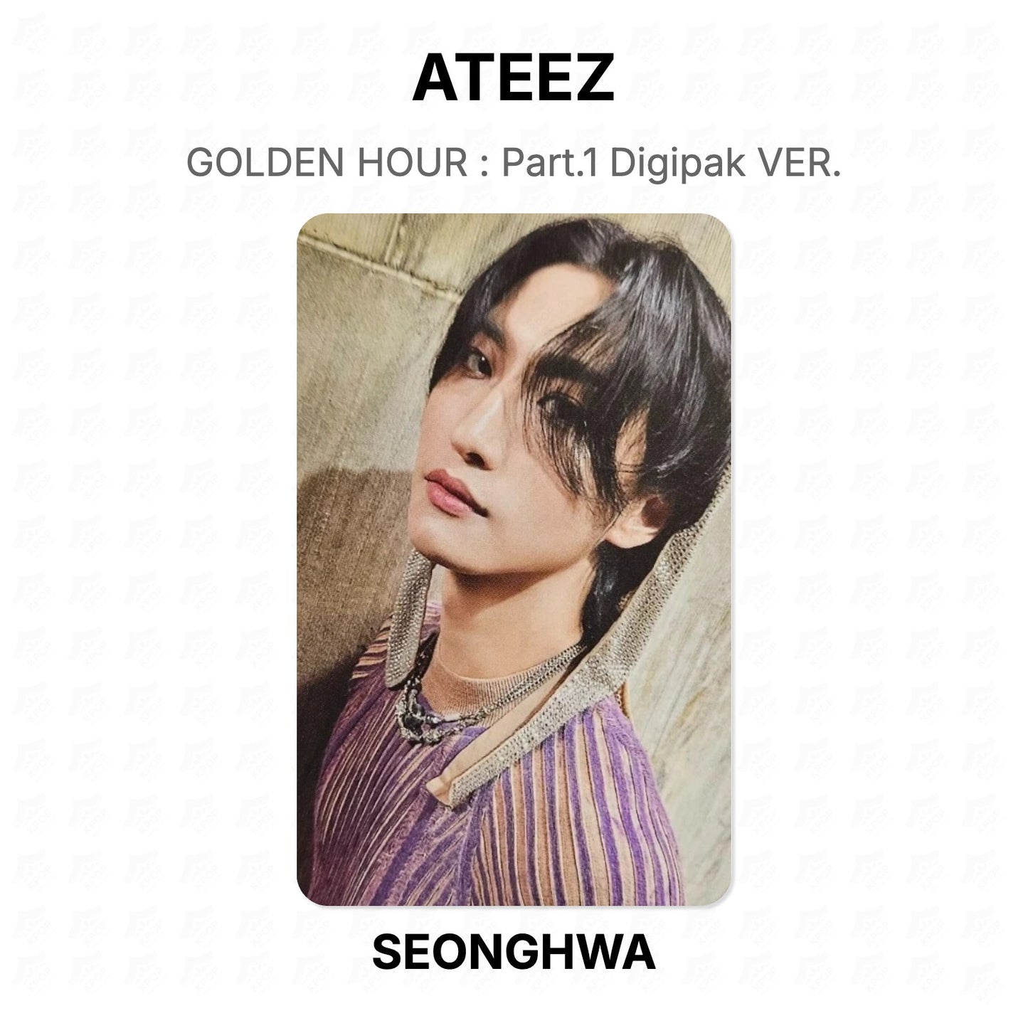 ATEEZ GOLDEN HOUR : Part.1 Digipak VER. Official Photocard