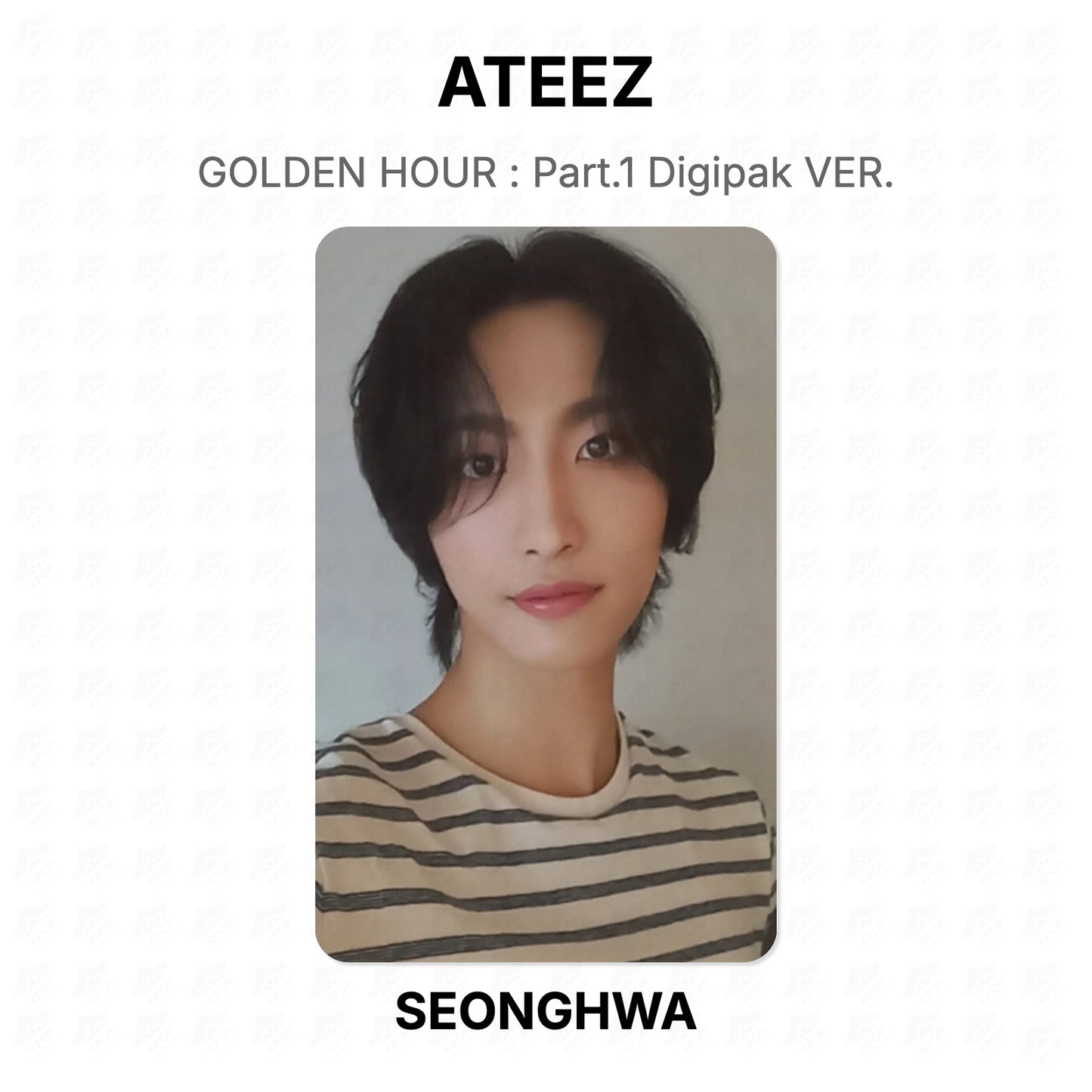 ATEEZ GOLDEN HOUR : Part.1 Digipak VER. Official Photocard