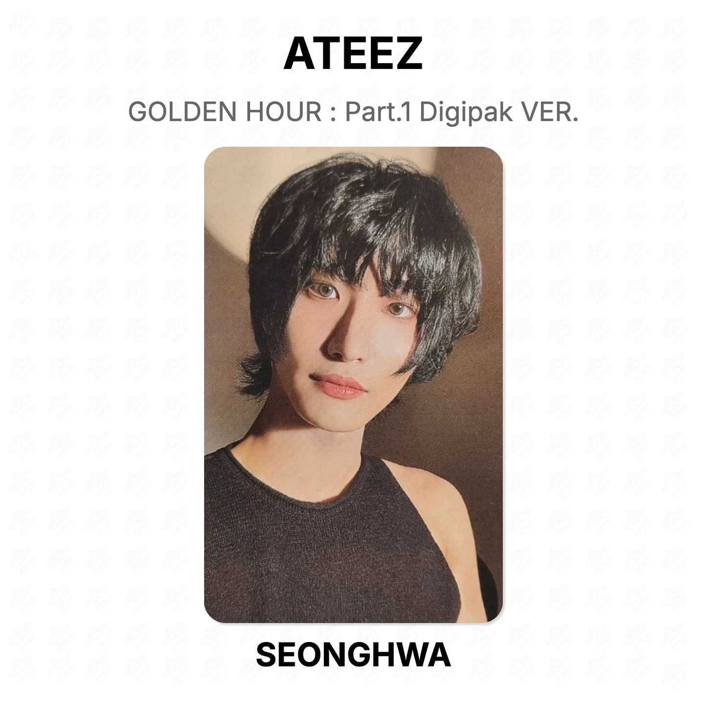ATEEZ GOLDEN HOUR : Part.1 Digipak VER. Official Photocard