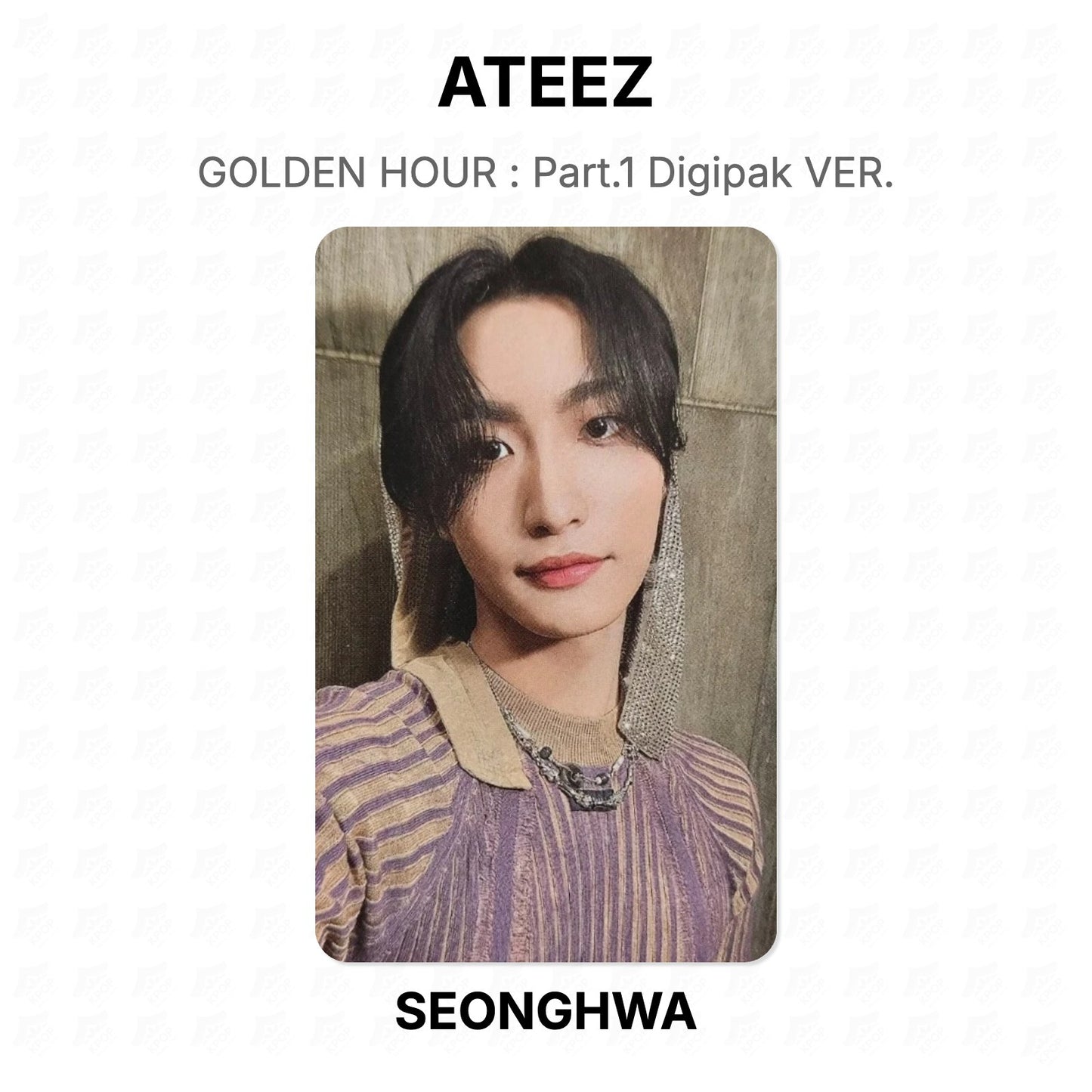 ATEEZ GOLDEN HOUR : Part.1 Digipak VER. Official Photocard