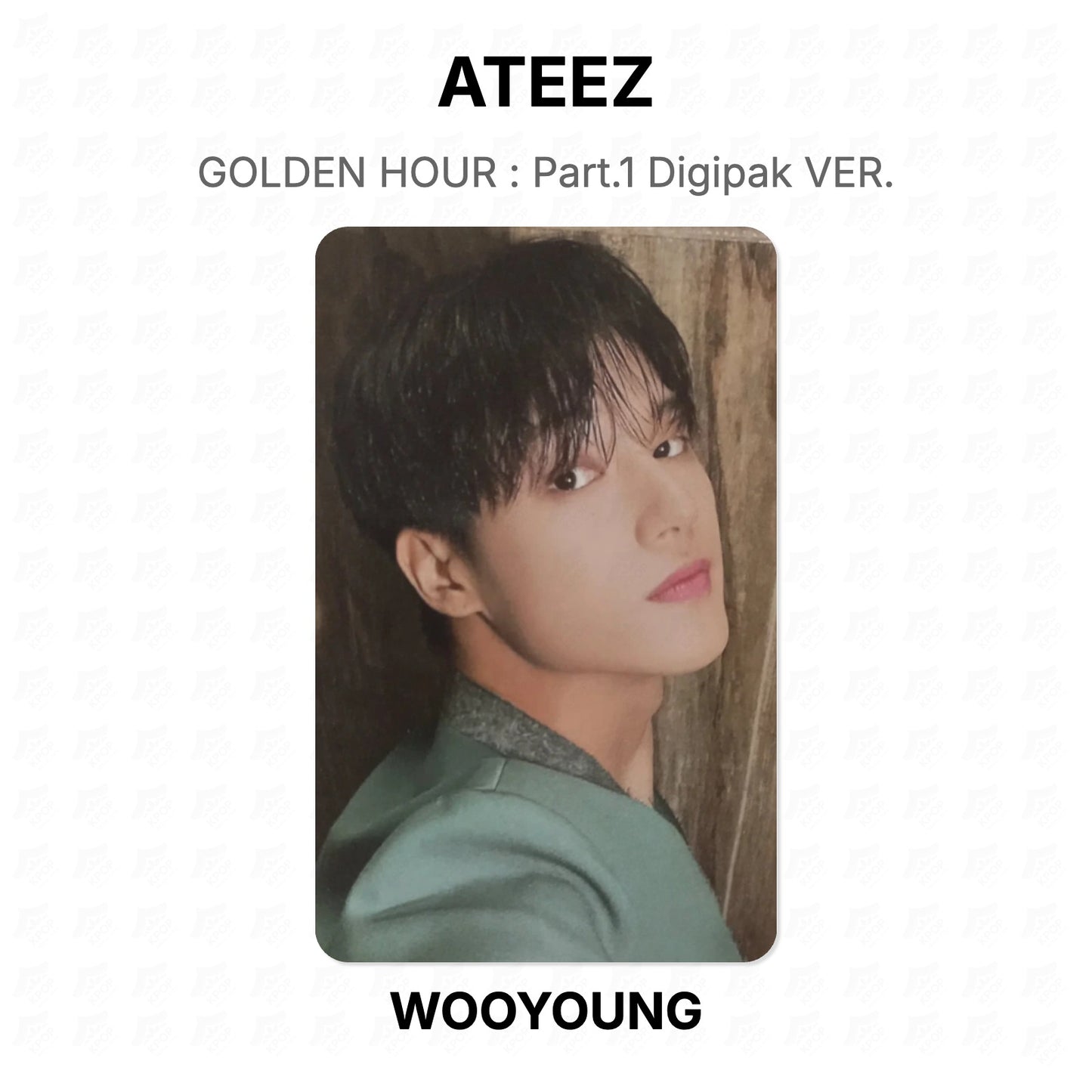 ATEEZ GOLDEN HOUR : Part.1 Digipak VER. Official Photocard
