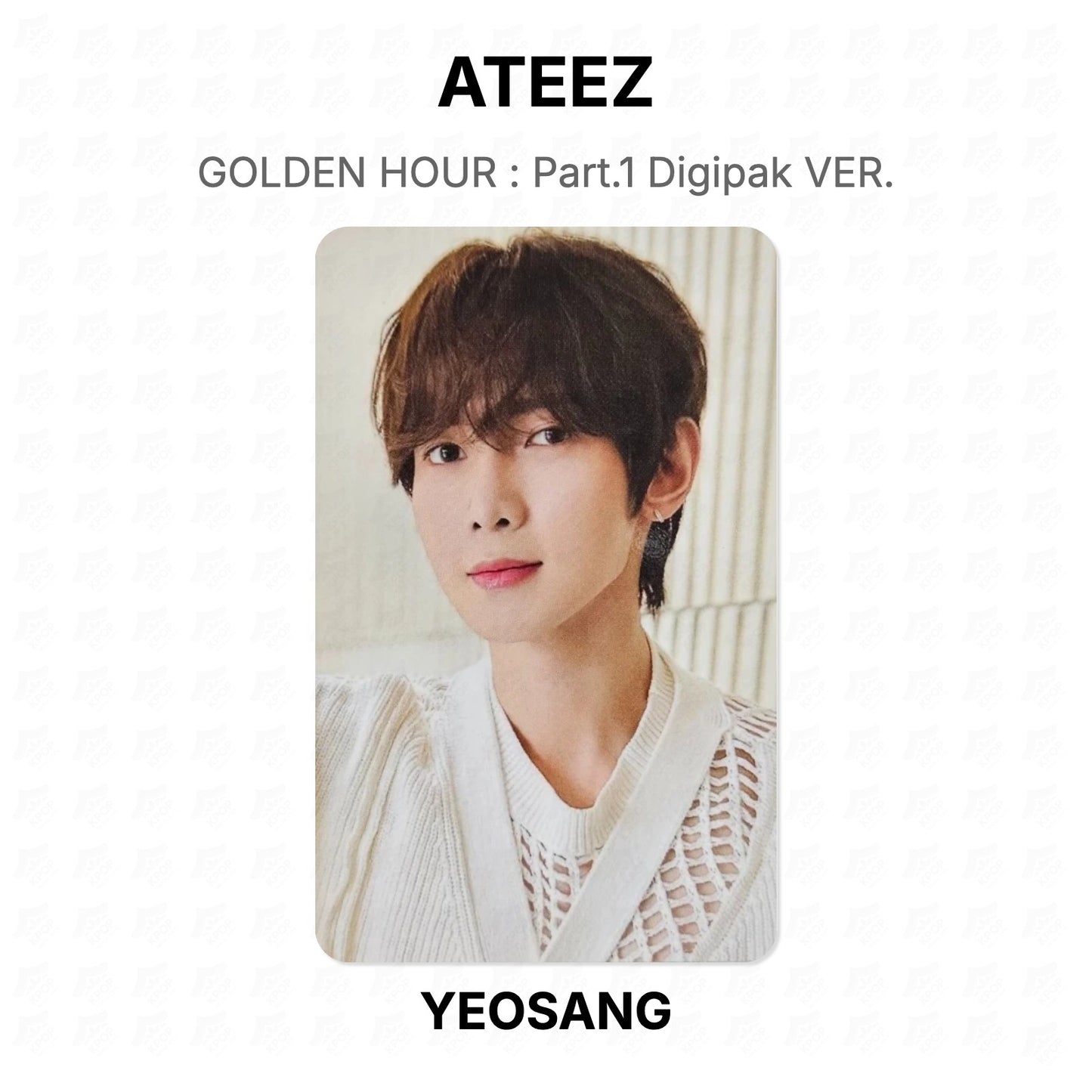 ATEEZ GOLDEN HOUR : Part.1 Digipak VER. Official Photocard