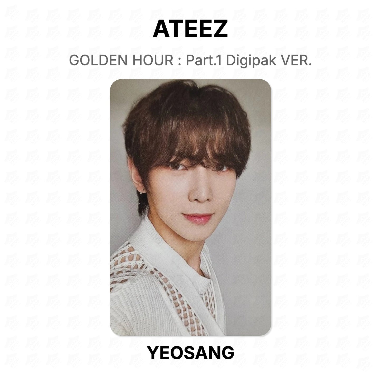 ATEEZ GOLDEN HOUR : Part.1 Digipak VER. Official Photocard