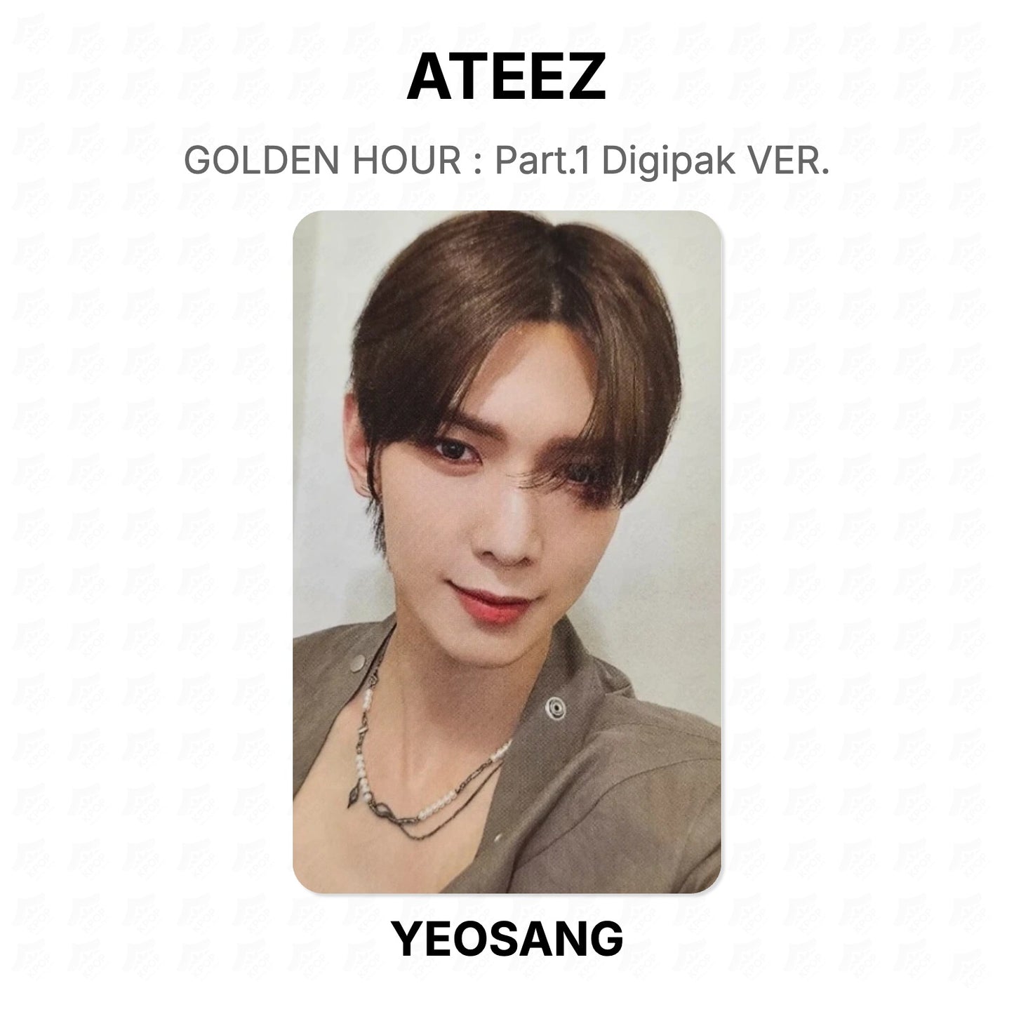 ATEEZ GOLDEN HOUR : Part.1 Digipak VER. Official Photocard