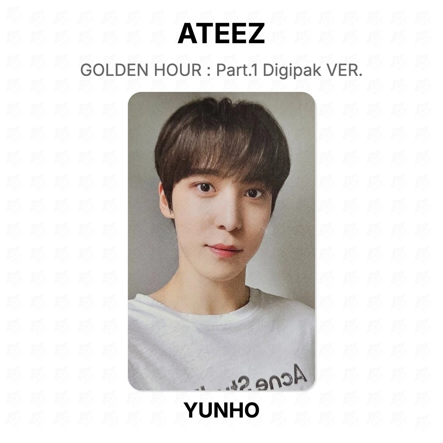 ATEEZ GOLDEN HOUR : Part.1 Digipak VER. Official Photocard