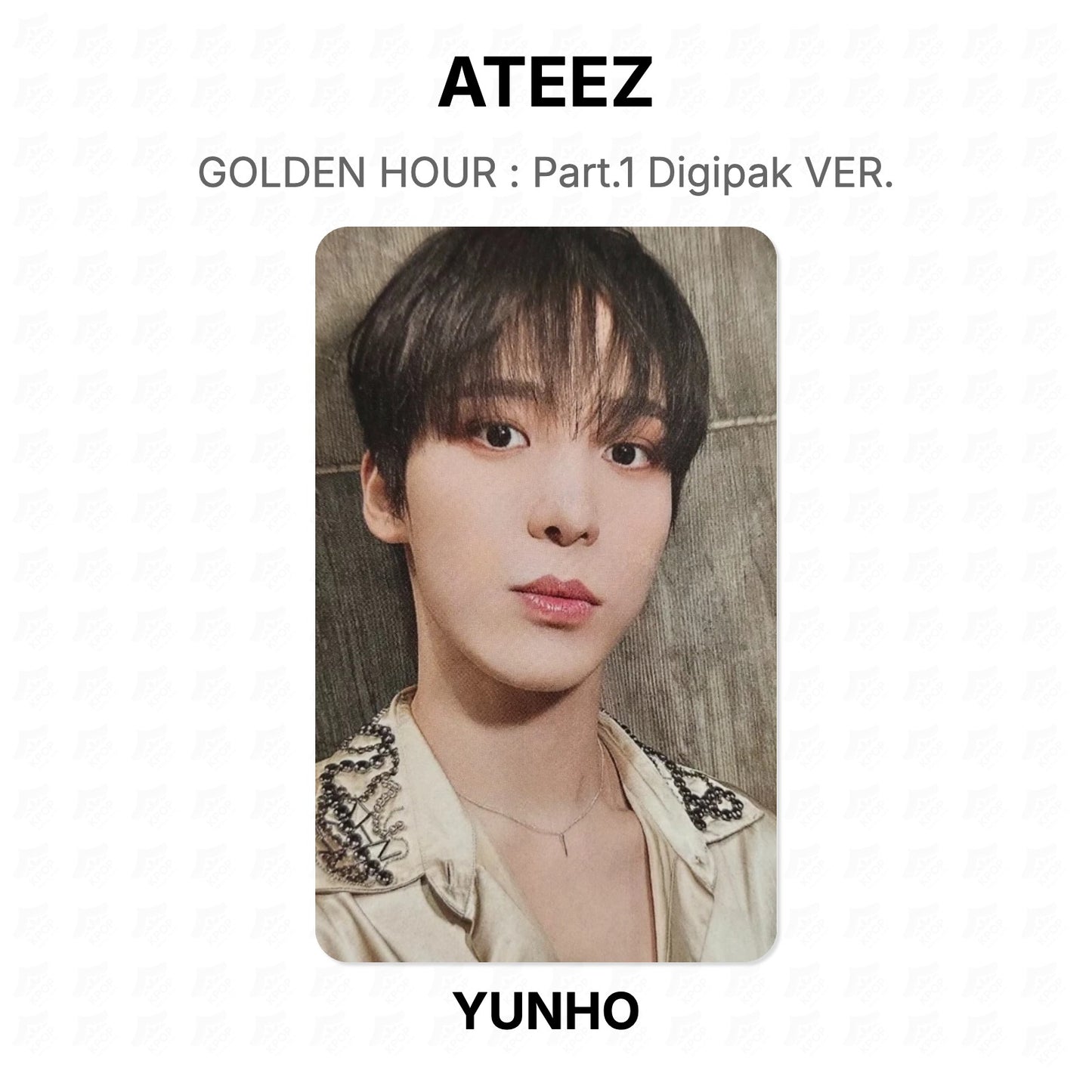ATEEZ GOLDEN HOUR : Part.1 Digipak VER. Official Photocard