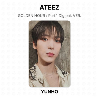 ATEEZ GOLDEN HOUR : Part.1 Digipak VER. Official Photocard