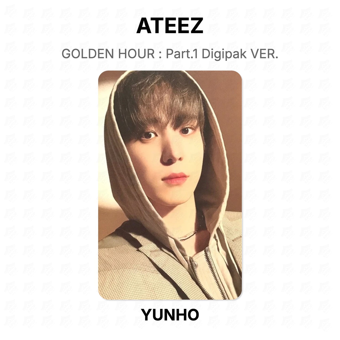 ATEEZ GOLDEN HOUR : Part.1 Digipak VER. Official Photocard
