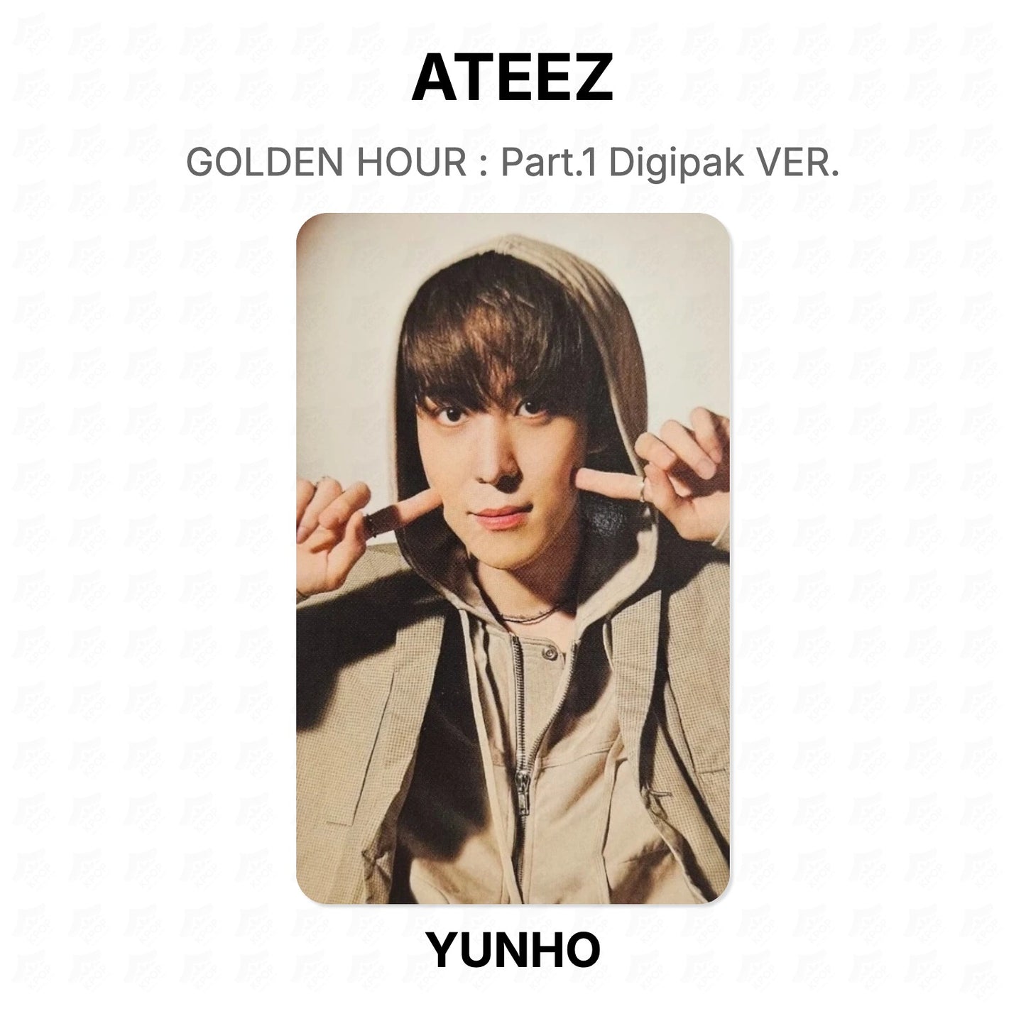 ATEEZ GOLDEN HOUR : Part.1 Digipak VER. Official Photocard