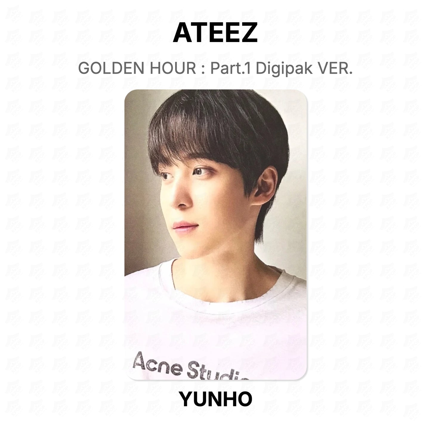 ATEEZ GOLDEN HOUR : Part.1 Digipak VER. Official Photocard