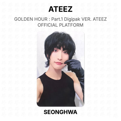 ATEEZ GOLDEN HOUR : Part.1 Digipak VER. ATEEZ OFFICIAL PLATFORM Official Photocard