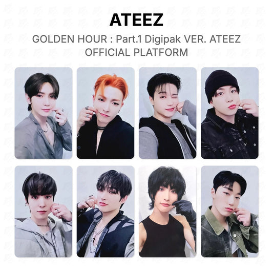 ATEEZ GOLDEN HOUR : Part.1 Digipak VER. ATEEZ OFFICIAL PLATFORM Official Photocard
