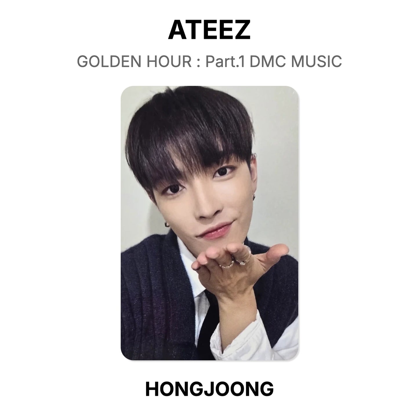 ATEEZ GOLDEN HOUR : Part.1 DMC MUSIC Official Photocard