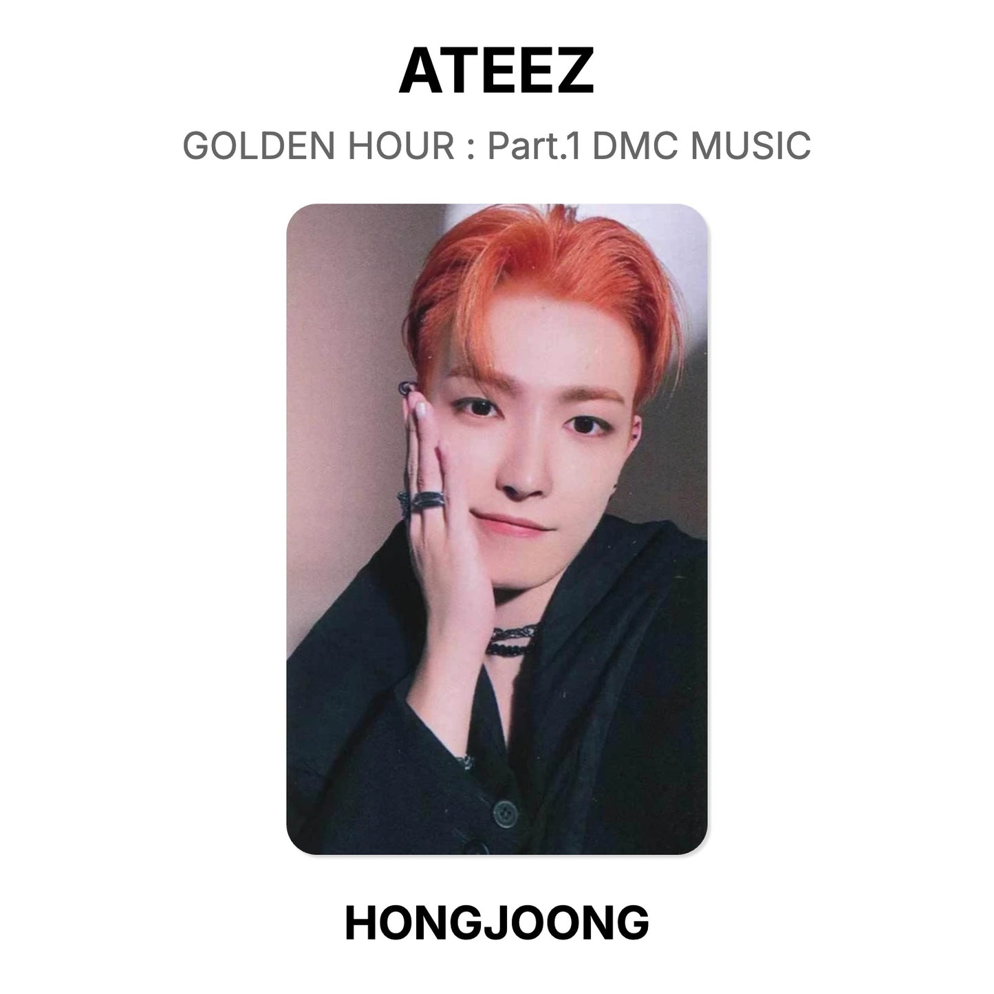 ATEEZ GOLDEN HOUR : Part.1 DMC MUSIC Official Photocard