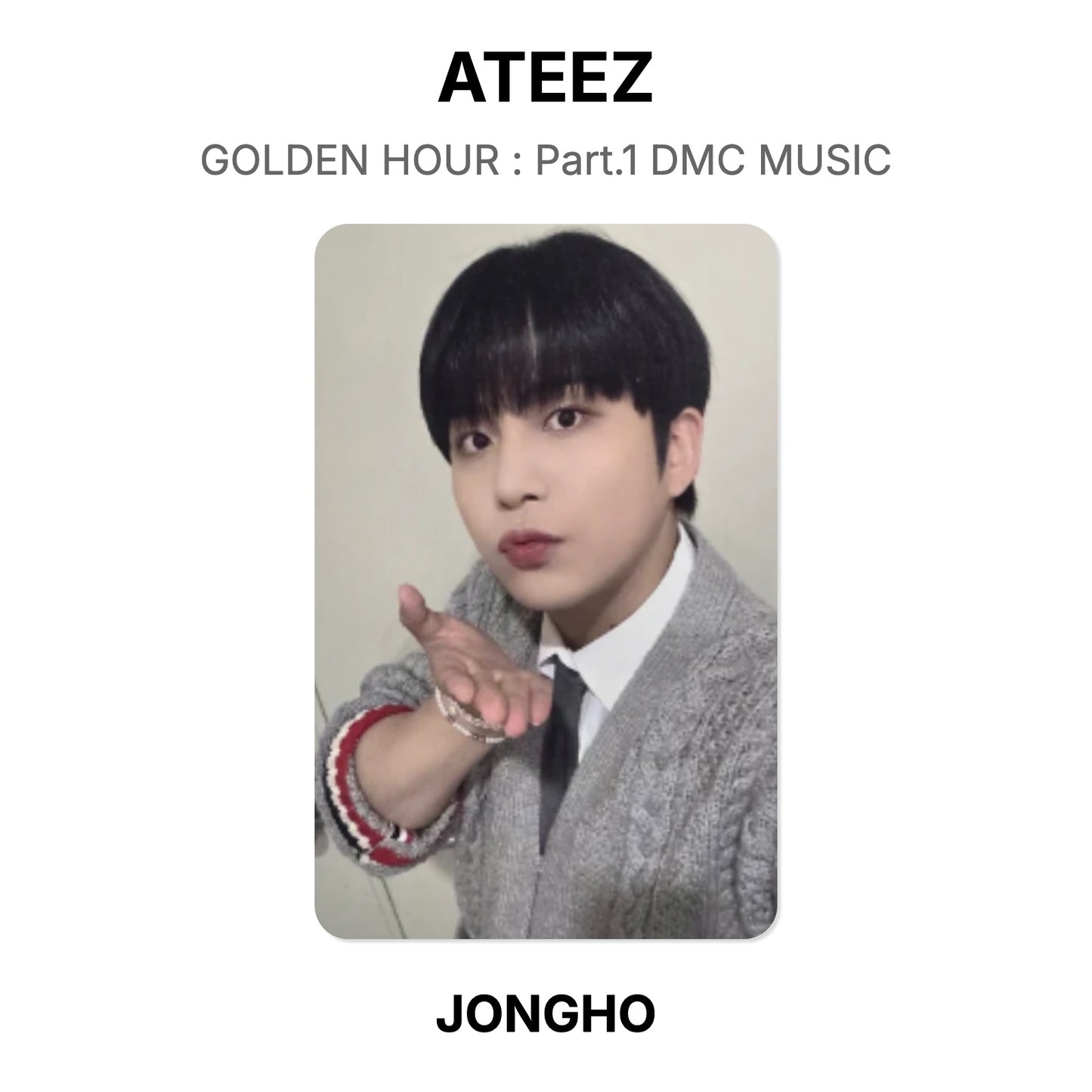 ATEEZ GOLDEN HOUR : Part.1 DMC MUSIC Official Photocard