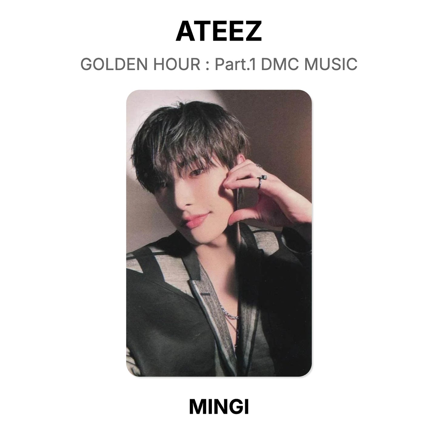 ATEEZ GOLDEN HOUR : Part.1 DMC MUSIC Official Photocard