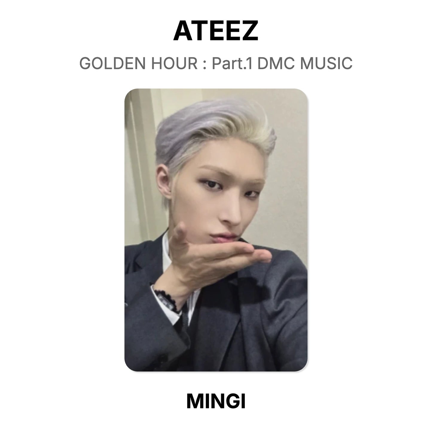ATEEZ GOLDEN HOUR : Part.1 DMC MUSIC Official Photocard