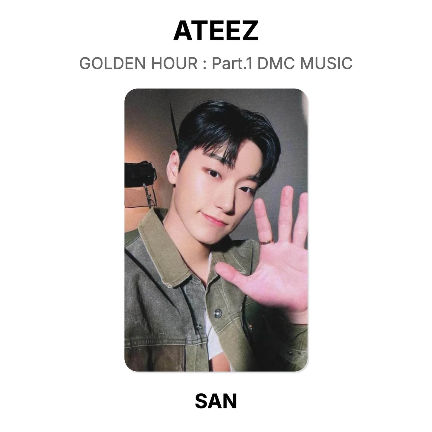 ATEEZ GOLDEN HOUR : Part.1 DMC MUSIC Official Photocard
