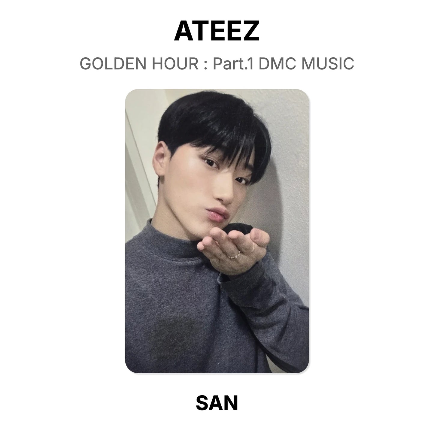 ATEEZ GOLDEN HOUR : Part.1 DMC MUSIC Official Photocard