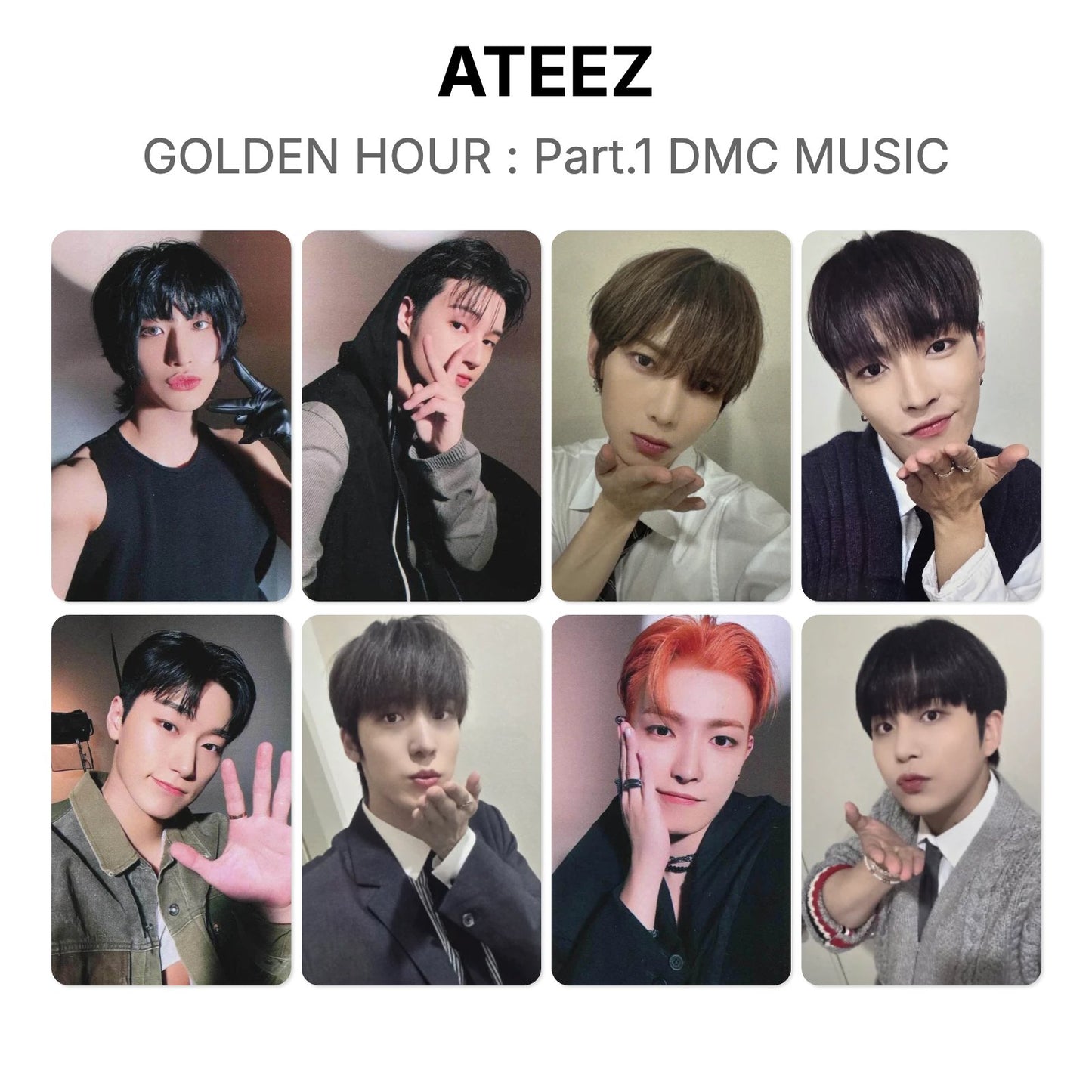 ATEEZ GOLDEN HOUR : Part.1 DMC MUSIC Official Photocard