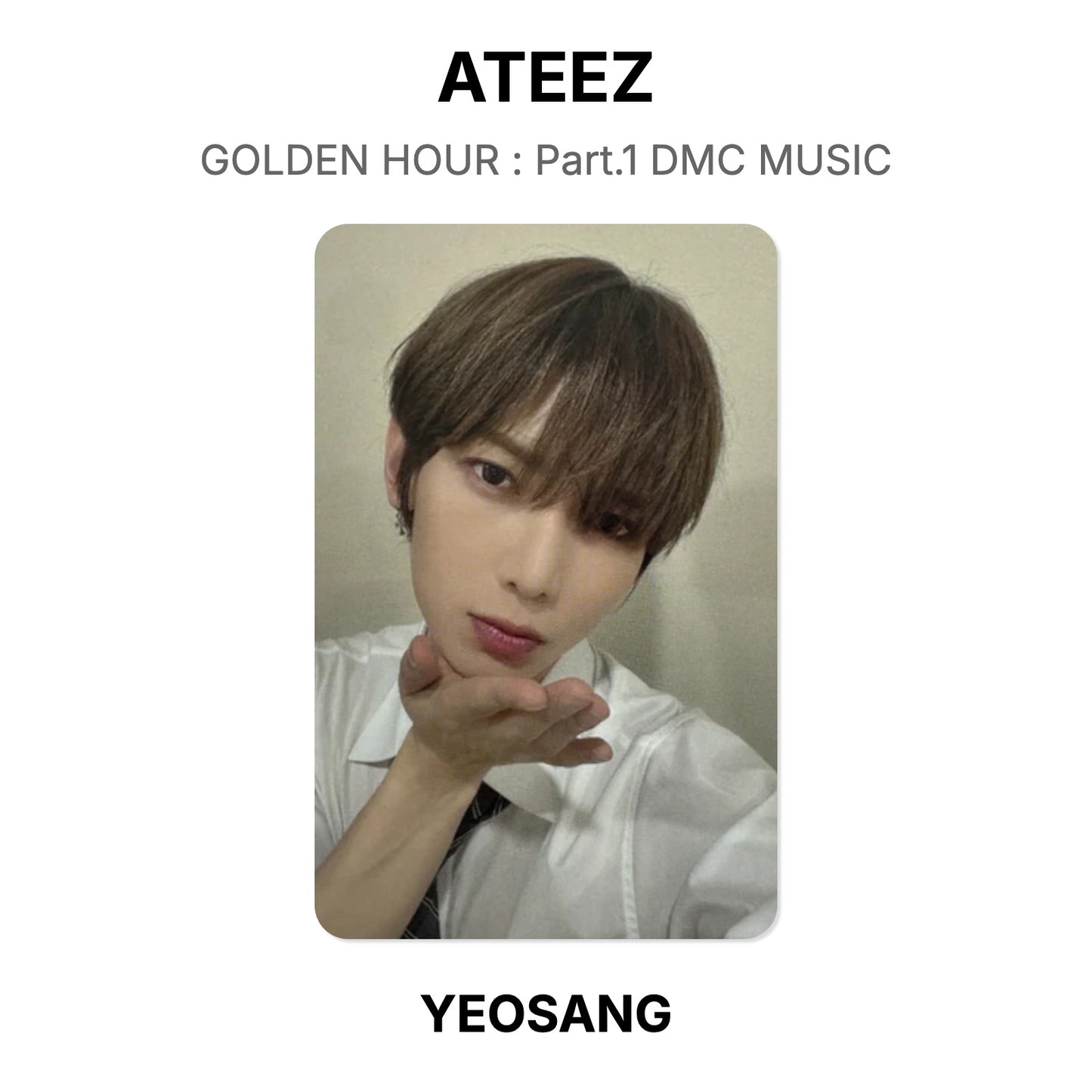 ATEEZ GOLDEN HOUR : Part.1 DMC MUSIC Official Photocard
