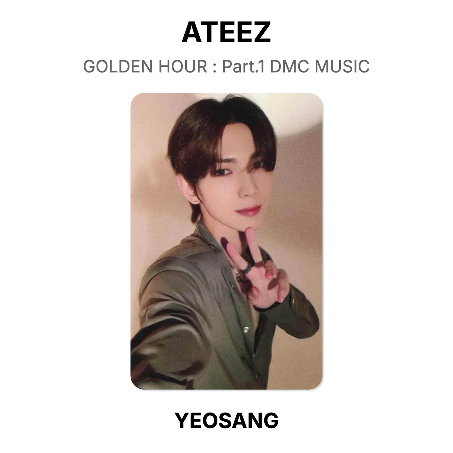 ATEEZ GOLDEN HOUR : Part.1 DMC MUSIC Official Photocard