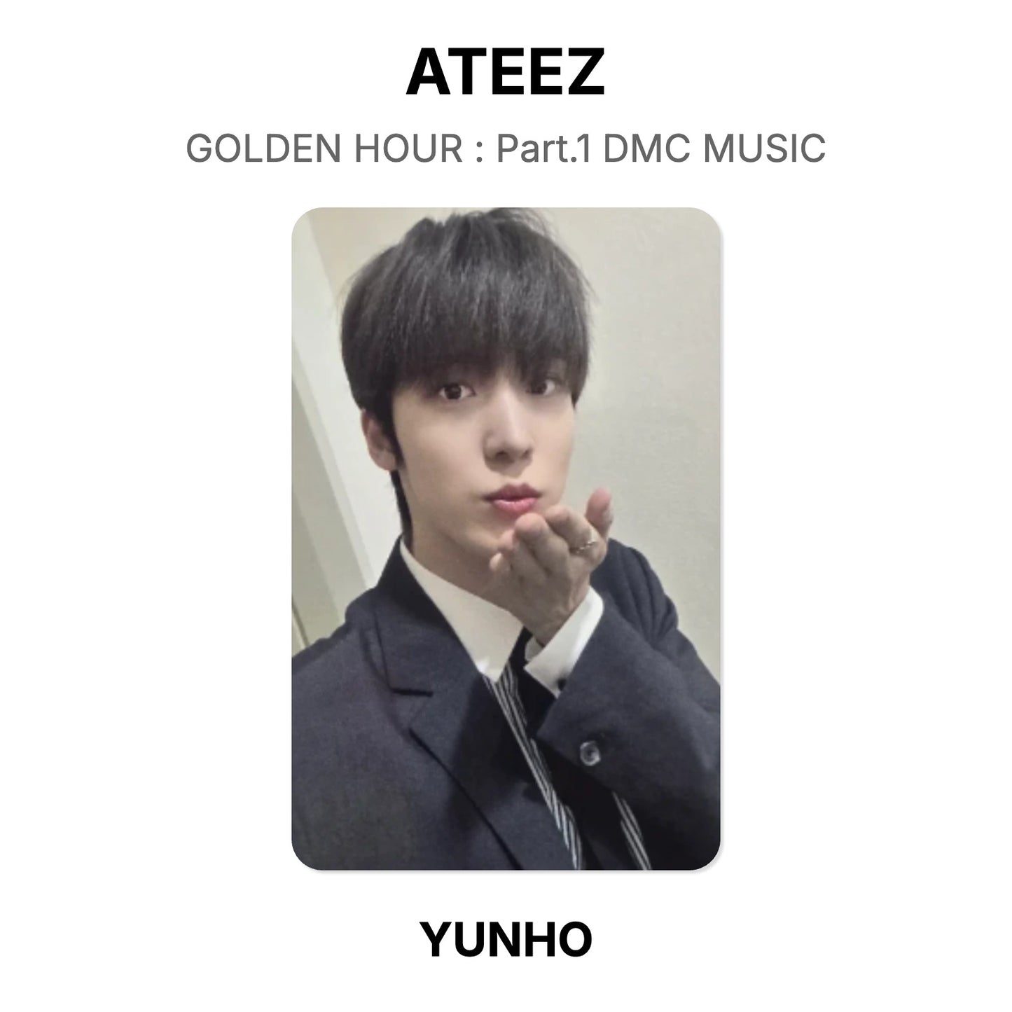 ATEEZ GOLDEN HOUR : Part.1 DMC MUSIC Official Photocard