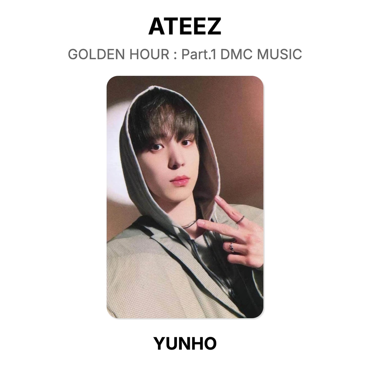 ATEEZ GOLDEN HOUR : Part.1 DMC MUSIC Official Photocard