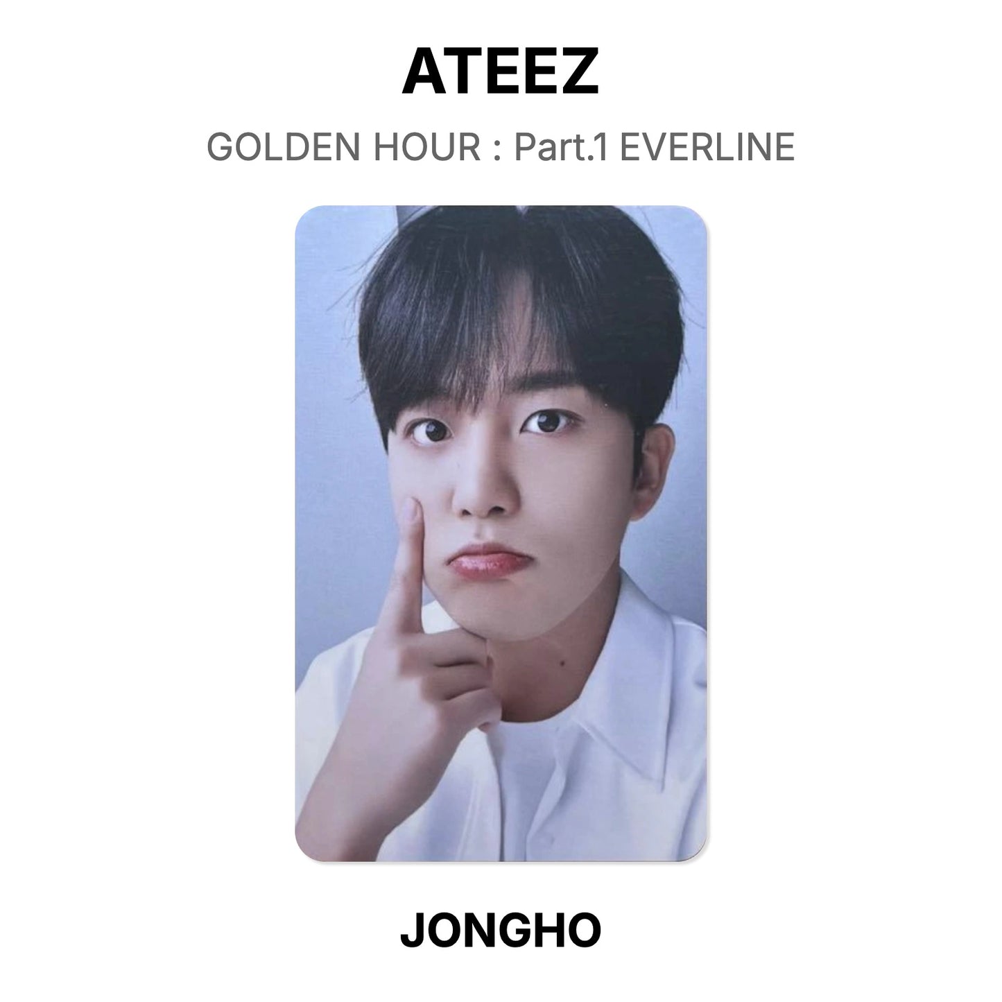 ATEEZ GOLDEN HOUR : Part.1 EVERLINE Official Photocard