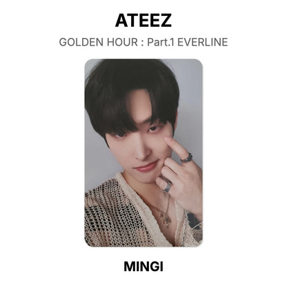 ATEEZ GOLDEN HOUR : Part.1 EVERLINE Official Photocard