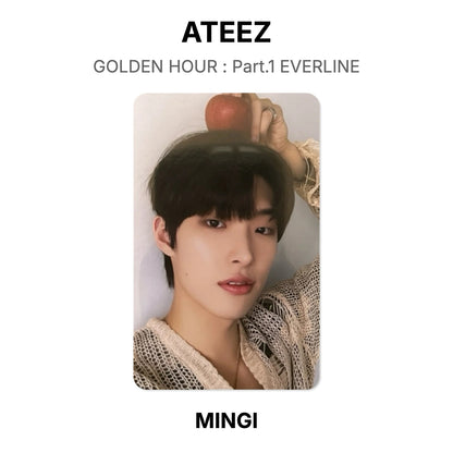 ATEEZ GOLDEN HOUR : Part.1 EVERLINE Official Photocard