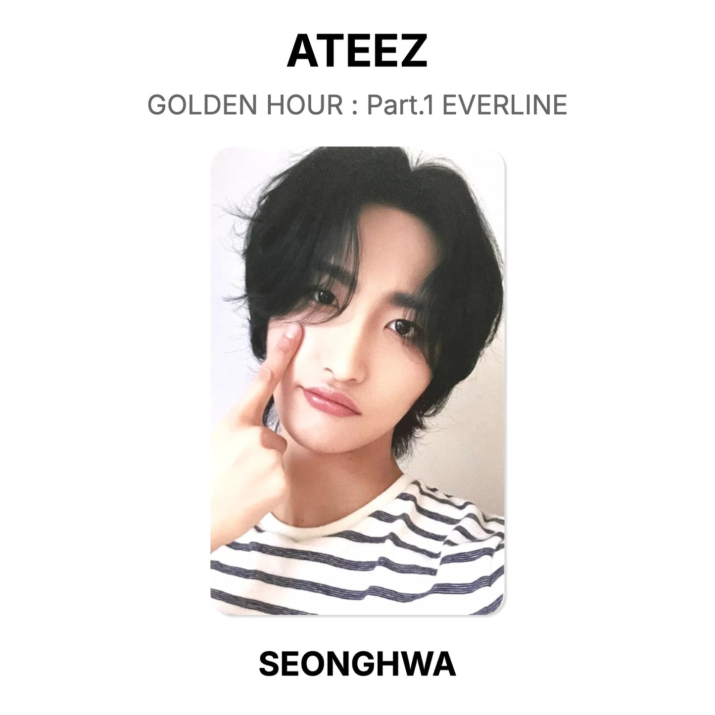 ATEEZ GOLDEN HOUR : Part.1 EVERLINE Official Photocard