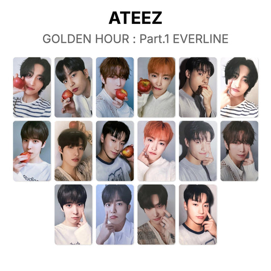 ATEEZ GOLDEN HOUR : Part.1 EVERLINE Official Photocard