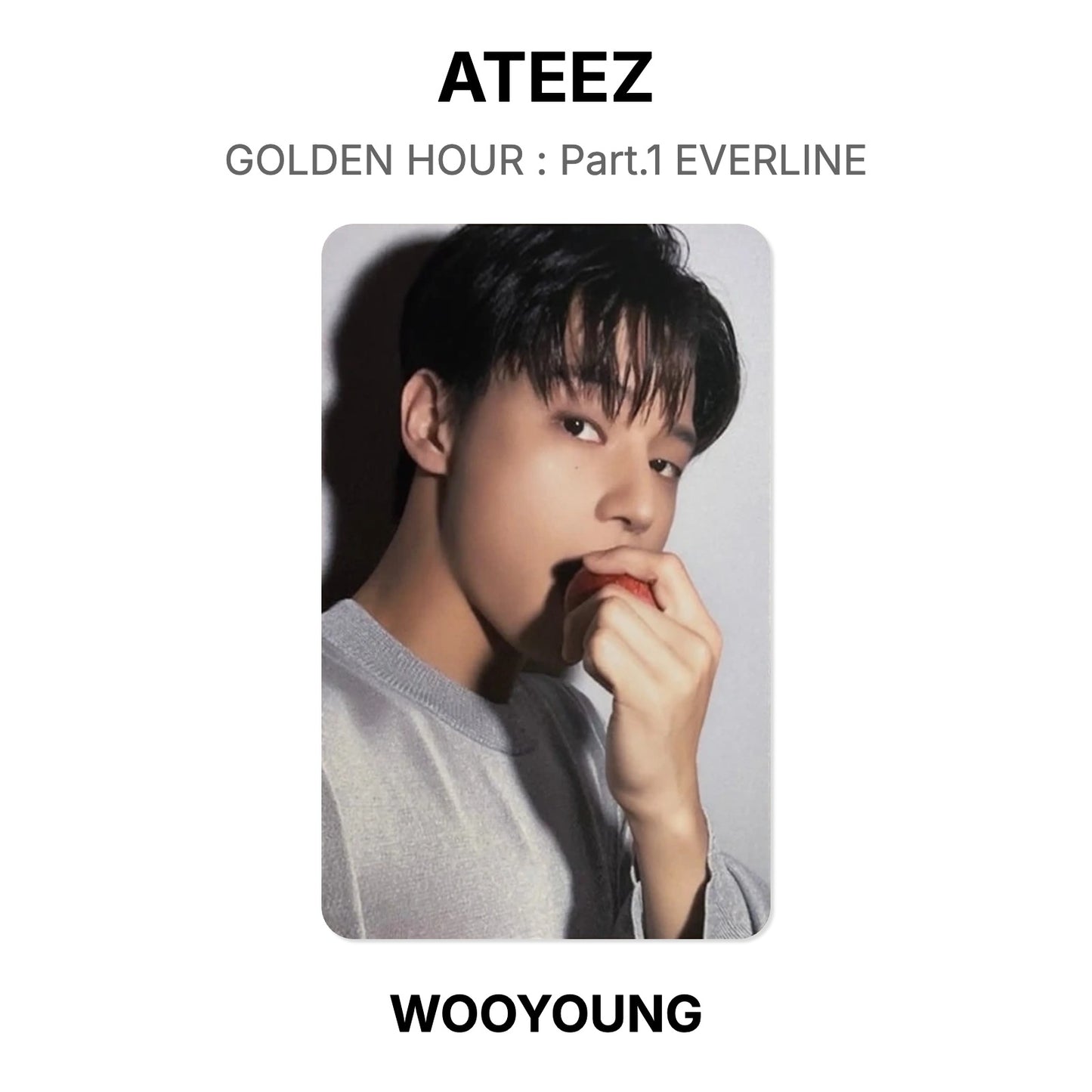 ATEEZ GOLDEN HOUR : Part.1 EVERLINE Official Photocard