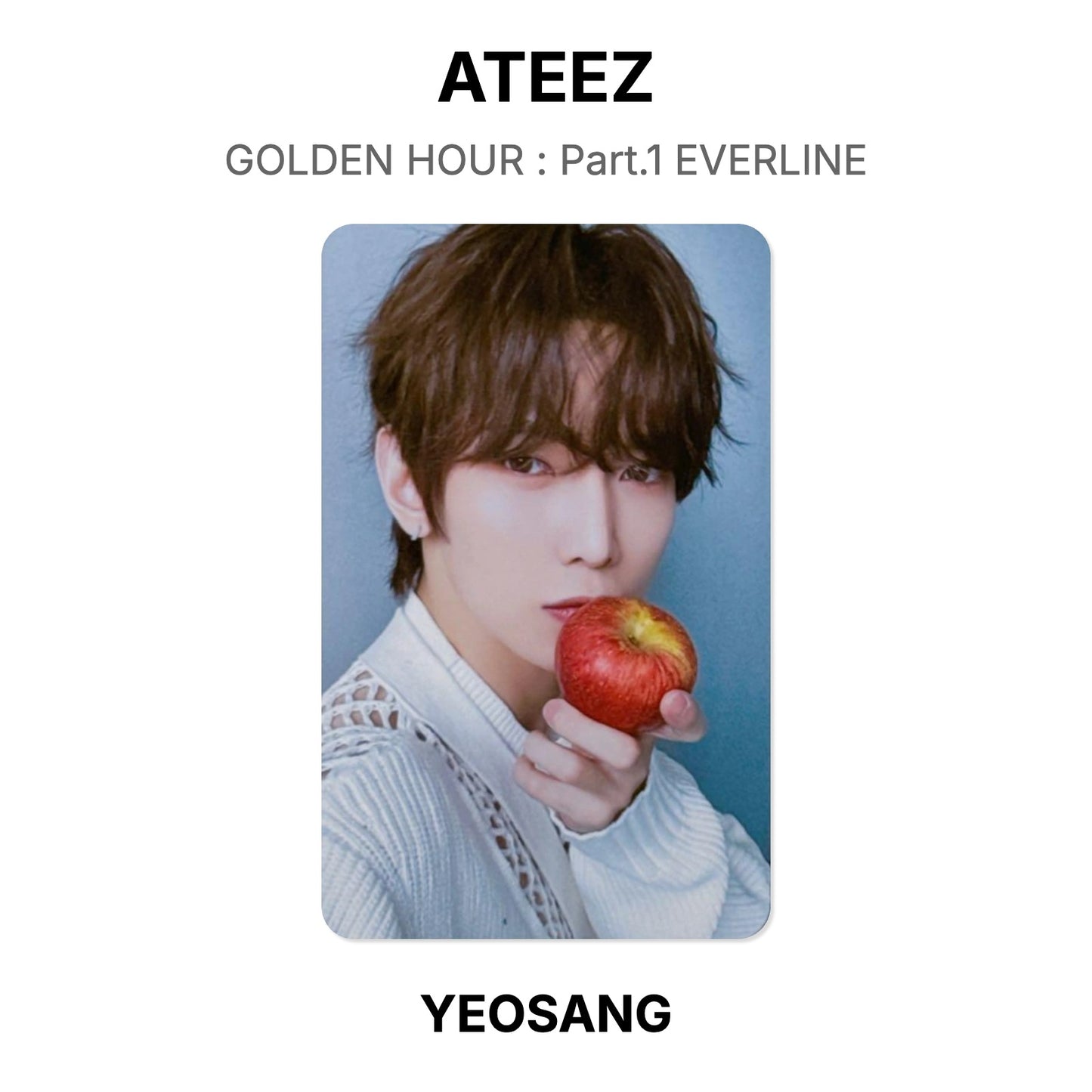 ATEEZ GOLDEN HOUR : Part.1 EVERLINE Official Photocard