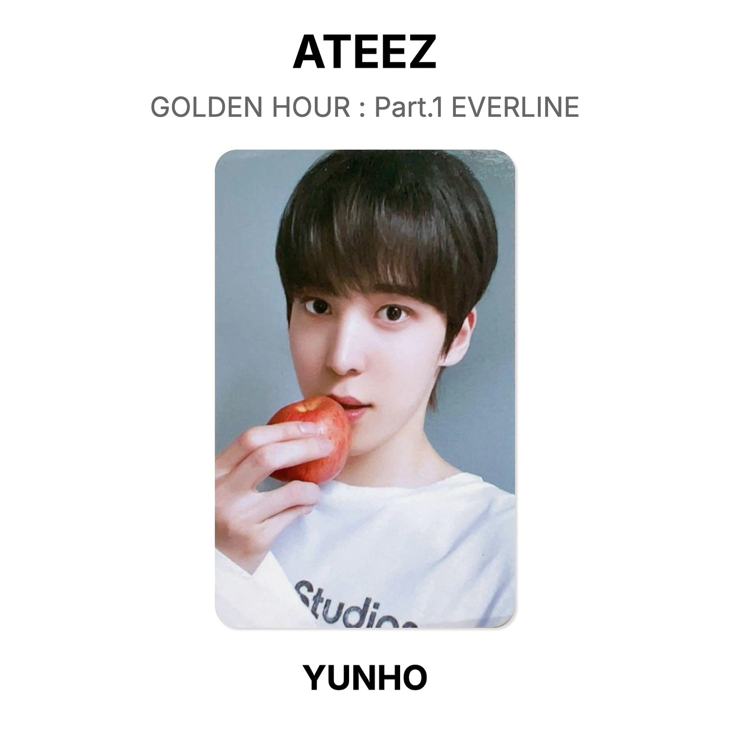 ATEEZ GOLDEN HOUR : Part.1 EVERLINE Official Photocard