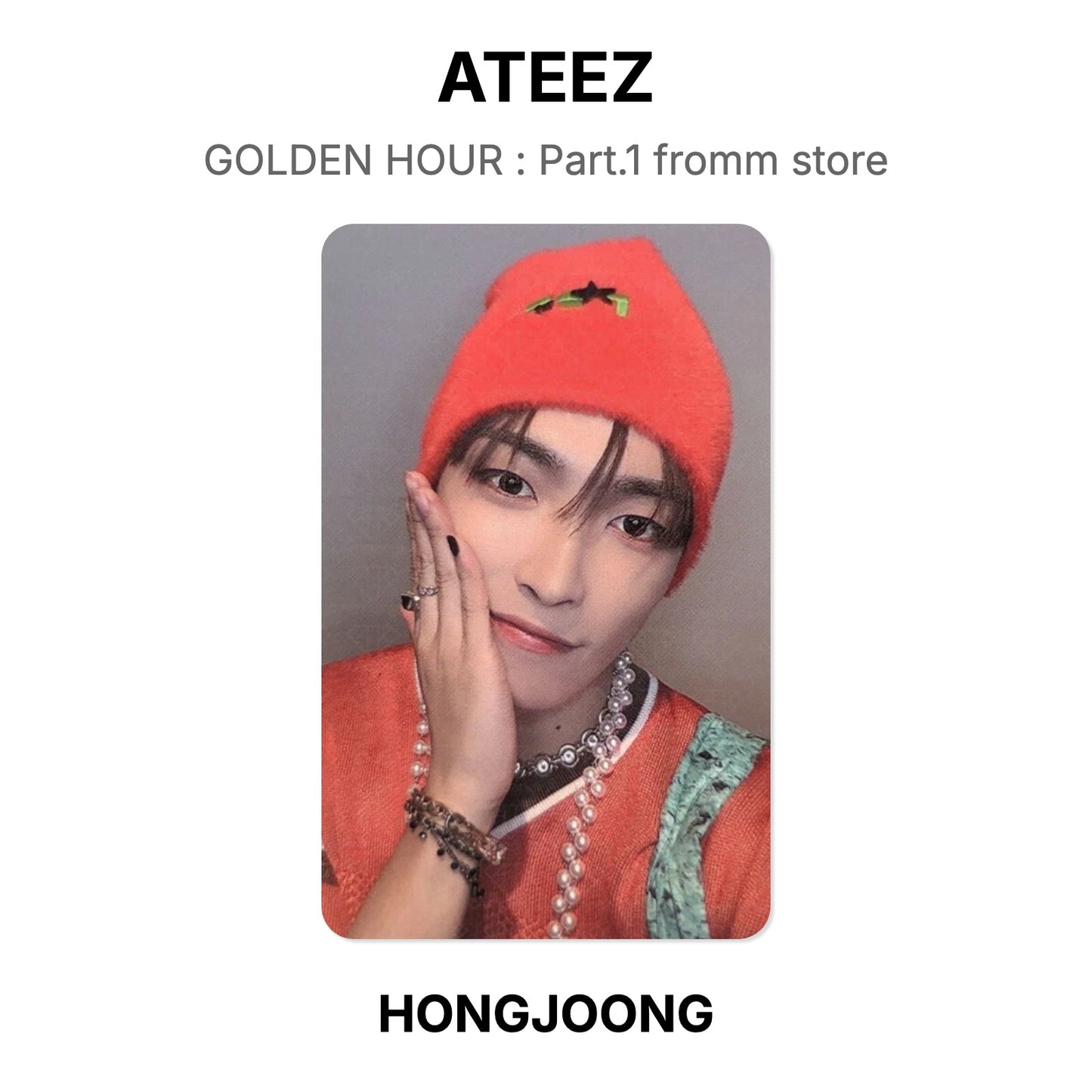 ATEEZ GOLDEN HOUR : Part.1 fromm store photocard oficial