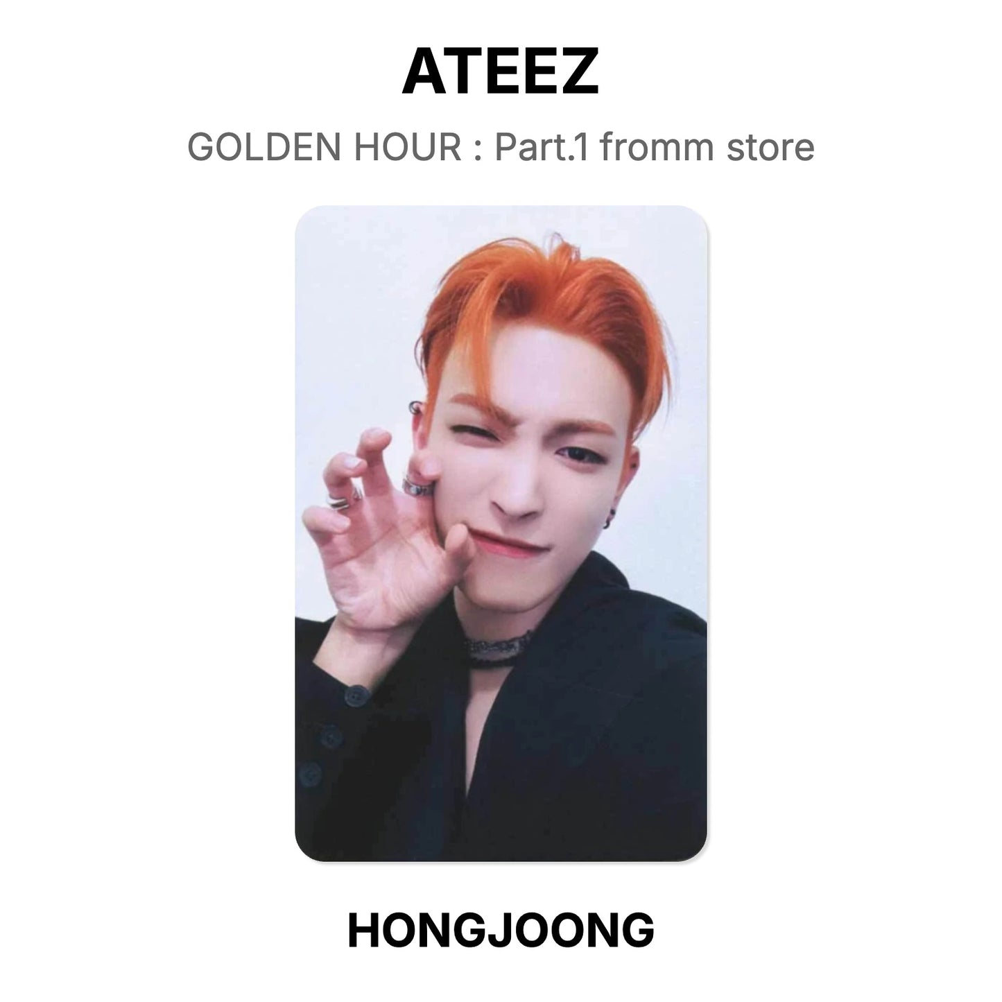 ATEEZ GOLDEN HOUR : Part.1 fromm store photocard oficial