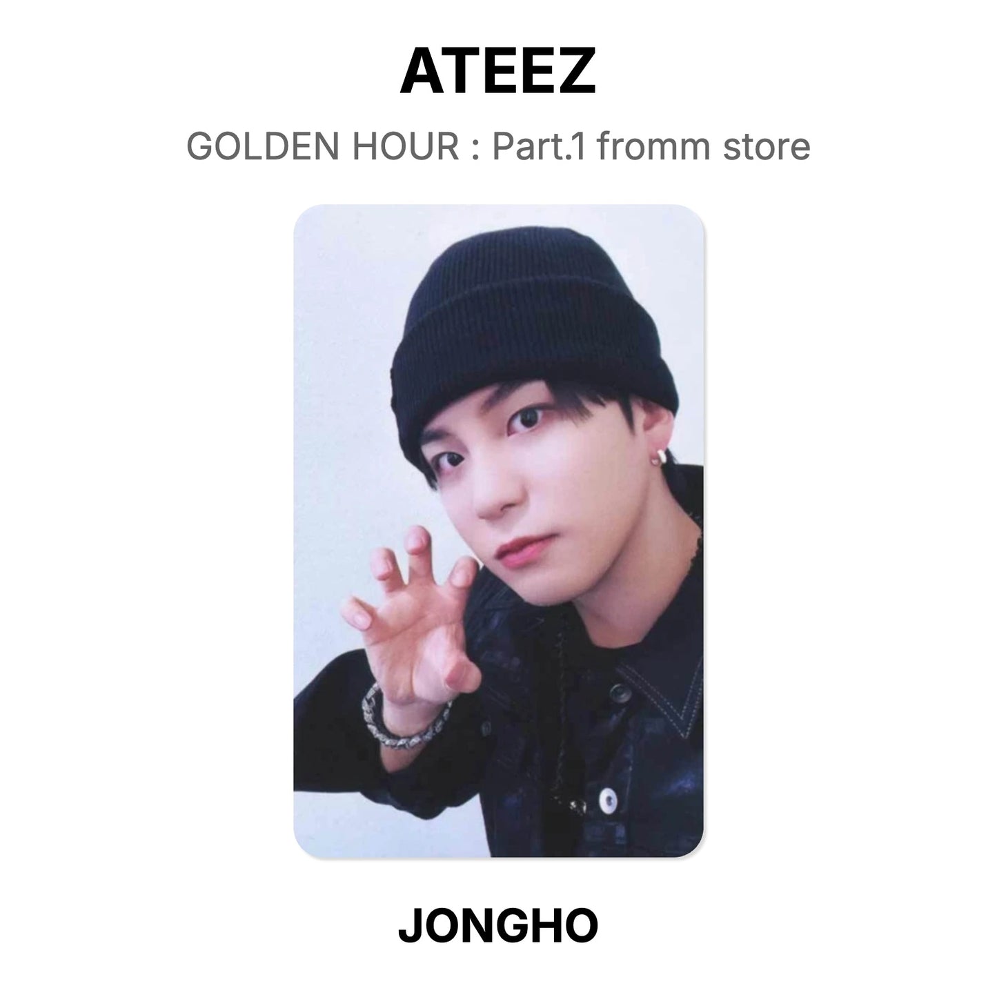 ATEEZ GOLDEN HOUR : Part.1 fromm store photocard oficial