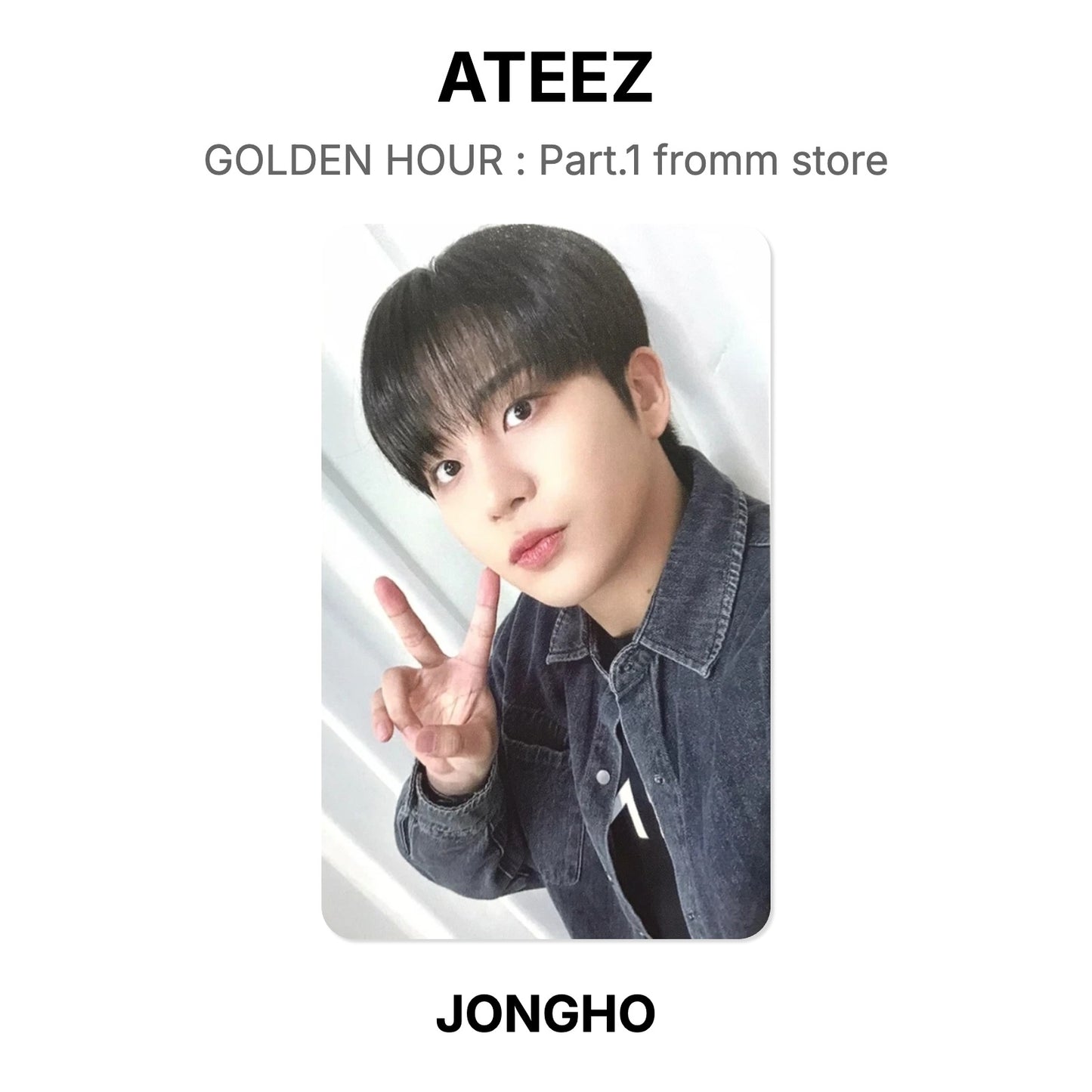 ATEEZ GOLDEN HOUR : Part.1 fromm store photocard oficial