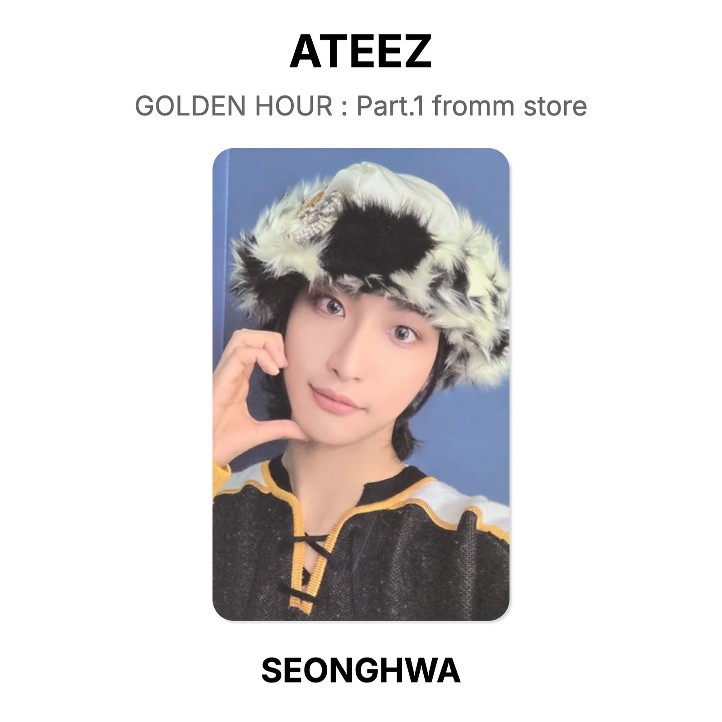 ATEEZ GOLDEN HOUR : Part.1 fromm store photocard oficial