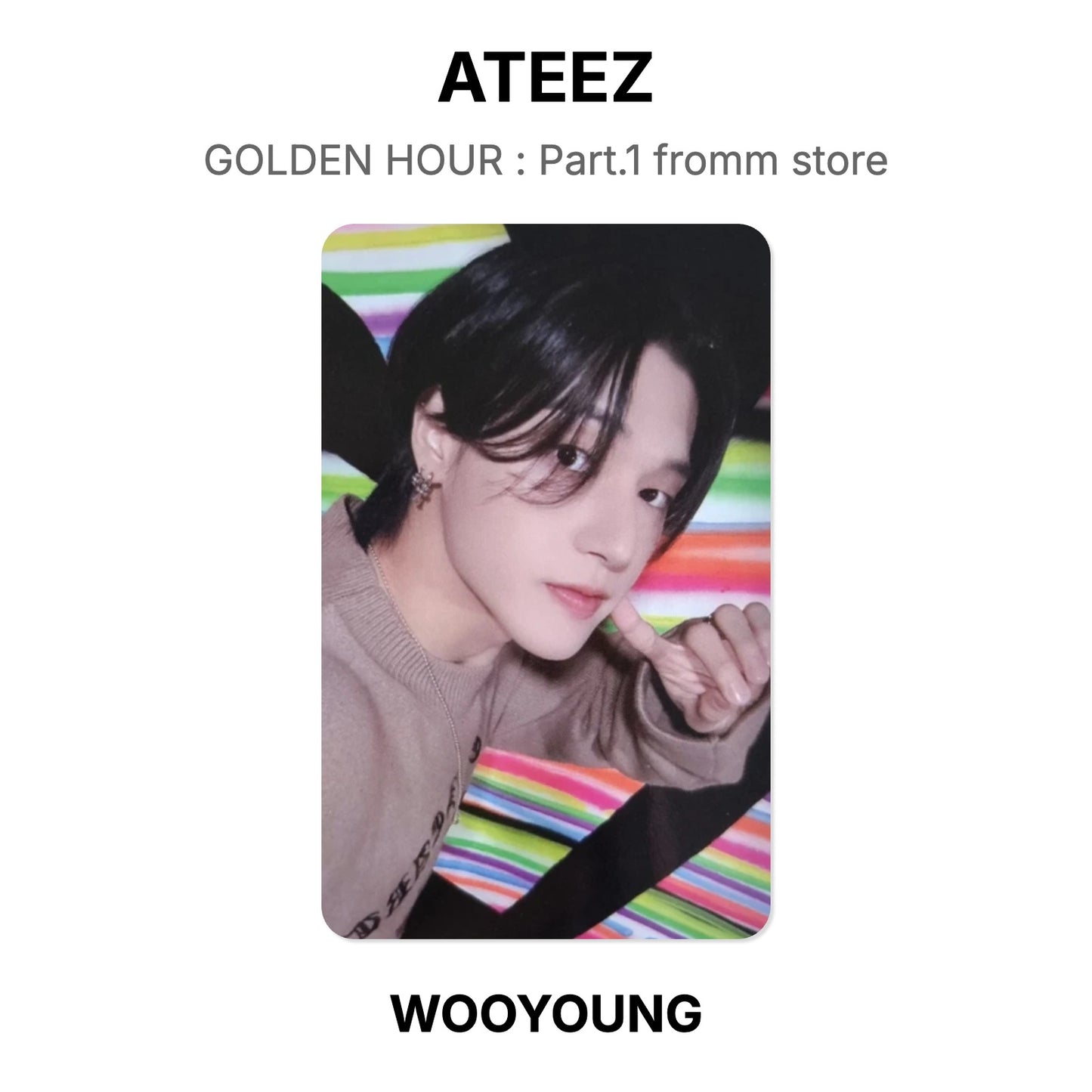 ATEEZ GOLDEN HOUR : Part.1 fromm store photocard oficial