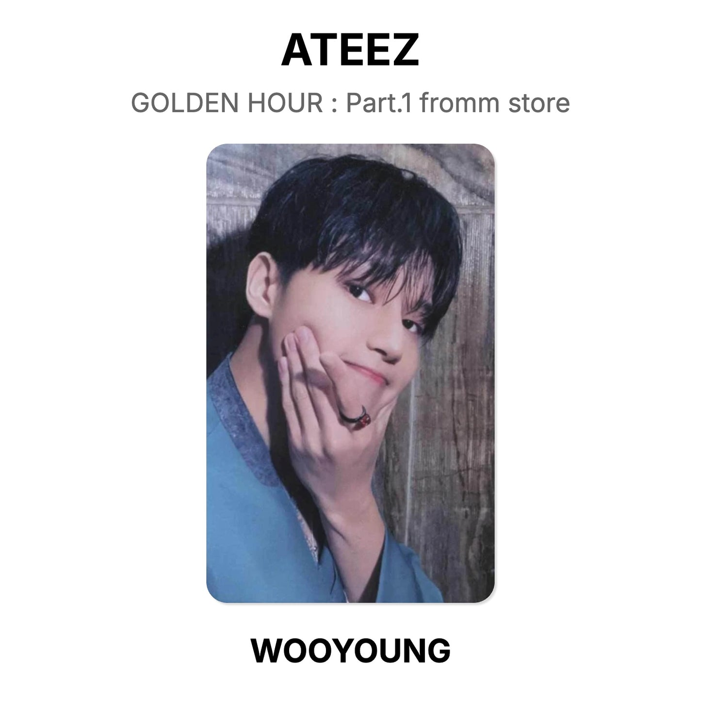 ATEEZ GOLDEN HOUR : Part.1 fromm store photocard oficial